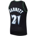 thumbnail image 3 of Men's Mitchell & Ness Kevin Garnett Black Minnesota Timberwolves Hardwood Classics Swingman Jersey, 3 of 3