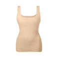 thumbnail image 6 of Stichou Women's Tank Tops Summer Square Neck Workout Cropped Ribbed Spring Camisole Sleeveless Clothes Beige 2XL, 6 of 6