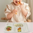 thumbnail image 6 of JoyMoreHome Divided Plate with 5 Compartments, Reusable Durable Lunch Tray, Dishwasher Safe, 6 of 6