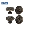 thumbnail image 3 of Unique Bargains 4 Pack Metal Drawer Cabinet Handles Knobs Bronze Tone Finish, 3 of 5