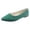 Mint Green, variant on EliteGoogv Womens Square Toe Ballet Flats Slip On Comfortable Shoes For Women Casual Flat Footwear Grey US:6.5