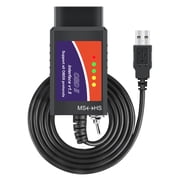 FORScan OBD2 USB Adapter for Windows, Car Diagnostic Coding Tool OBDII Auto Scanner with MS-CAN/HS-CAN Switch for Ford Lincoln Mazda Mercury Series Vehicles