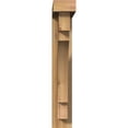 thumbnail image 2 of Ekena Millwork 4"W x 20"D x 24"H Merced Block Rough Sawn Bracket w/ Offset Brace, Western Red Cedar, 2 of 25
