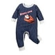 thumbnail image 3 of Primavera otoño ropa de bebé de manga larga mono estampado a rayas traje cómodo lindo traje de escalada mameluco de bebé para niños recién nacidos 1 a 3 meses, 3 of 10