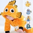 thumbnail image 2 of Nemo-peleles de Anime para bebé, pijamas de dibujos animados para niños y niñas, disfraz de Cosplay, Mono para bebé, ropa con capucha para recién nacido, 2 of 4
