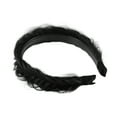 thumbnail image 7 of Unique Bargains 1 Pcs 1.65 Inch Wide Synthetic Hair Braided Headband Hair Hoop for Women and Girl Black, 7 of 7