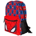 thumbnail image 2 of Marvel Comics Spider-Man Character Costume  and  Face 16 Padded Backpack, 2 of 4