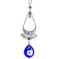 thumbnail image 1 of Colgante de ojo de diablo azul, amuleto para colgar en la pared, decoración del hogar, Luna, colgante de pared, mal de ojo, colgante de coche, forma de gota de agua Feliz Sencillez, 1 of 5