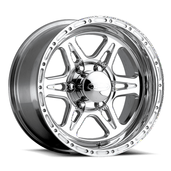 Raceline 886-RENEGADE 17" Cast Aluminum Wheel, RENEGADE 6 POLISHED 17X9 6X5.5 0mm Fits select: 2015-2018 CHEVROLET SILVERADO K1500 LT, 2014 CHEVROLET SILVERADO K1500
