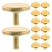 ETHZZLE 20Pcs Copper Clock Second Pointer Caps for Quartz Wall Clocks Easy to Install Repair Kit