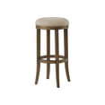 thumbnail image 7 of Alaterre Furniture Natick Backless Bar Height Wood Stool, Brown, 7 of 7