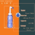 thumbnail image 4 of Bidé portátil, bidé de viaje, bidé portátil, bidé portátil para viajes, mini bidé portátil personal, limpiaparabrisas inferior, depósito de agua de 450 ml de capacidad TUNC Sencillez, 4 of 5
