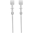 thumbnail image 1 of Shisuyan 2Pack Tube Clamp for Laboratory Classes Test Tube Holder Silver Iron Design, 1 of 7