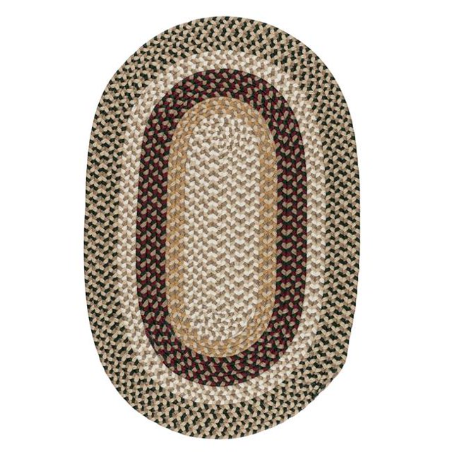 Colonial Mills BU65R024X132 2 x 11 ft. Burmingham Braided Rug, Green Acre