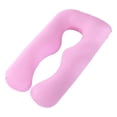 thumbnail image 4 of Funda de almohada de maternidad Funda de algodón tipo U para mujeres embarazadas (púrpura) Ehuebsd Libre de BPA, 4 of 6