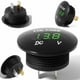 thumbnail image 5 of Gwong Electrónica Coche Universal DC12V - LED redondo 24V Pantalla digital Voltmeter Volt Meder Gauge, 5 of 7