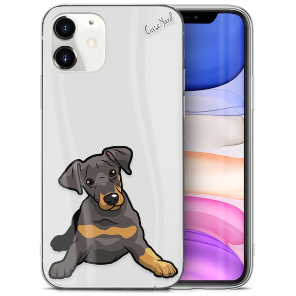 Caseyard TPU Clear Case for iPhone 13 with Pincher design phone cover