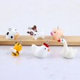 thumbnail image 3 of DIY colgantes hechos a mano encantos lindo animal resina pendientes colgantes hacer pendientes collar dijes para pulsera pato abeja pendiente colgante llavero con colgante, abeja 10 piezas brillar Hogar, 3 of 4