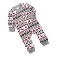 thumbnail image 3 of ZAXARRA Pyjama de Noël Assorti pour la Famille Costume Imprimé Elk Mignon, 3 of 7
