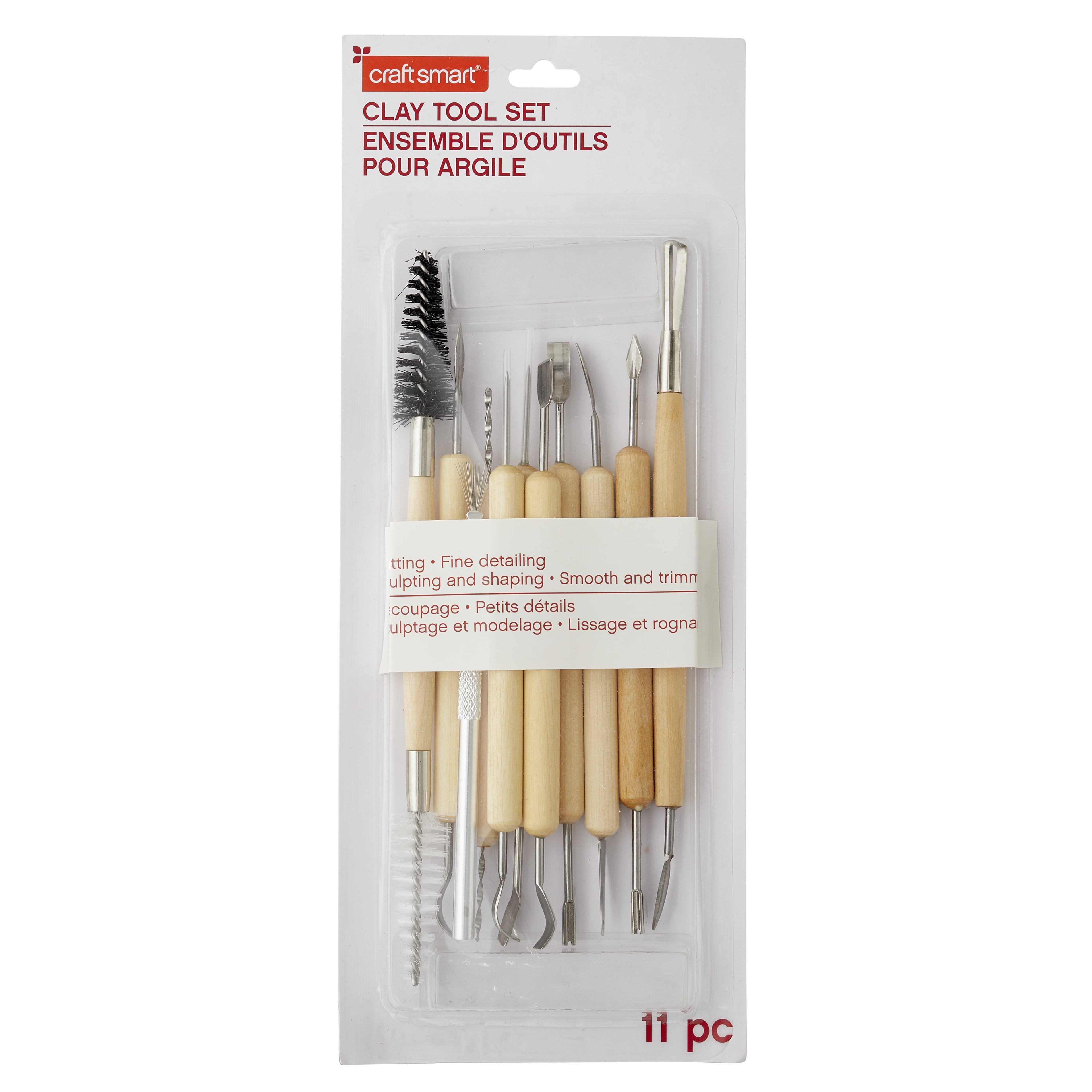Craft Smart 11 Piece Clay Tool Set, 6 Pack