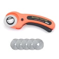 thumbnail image 1 of Fabric Cutter,Rotary Cutter Handheld Ergonomic Roller Cutter Sewing Tool User-Friendly Design, 1 of 8