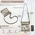 thumbnail image 7 of Kuiaobaty Dragonfly Print Crossbody Bag for Women, Boho Mandala Flowers Print Shoulder Handbag with Adjustable Strap, Multi Pockets Leather Sling Bag Crossbody for Travel & Work, 7 of 7