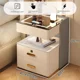 thumbnail image 1 of Mesita de noche inteligente, dormitorio pequeño, carga inalámbrica multifuncional, cerradura de huella digital, mesita de noche de almacenamiento, 1 of 4