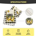 thumbnail image 6 of Buffalo Plaid Lemon Table Runner Summer Seasonal Kitchen Dining Table Decoration for Indoor Outdoor Home Party Decor 13x72 Inch, 6 of 6