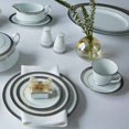 thumbnail image 2 of Creswood Platinum 6.25 inches. (Platinum) Ceramic Butter Bread Plate (Set of Four) Appetizer Round Tableware Kitchen Plate Dessert Plate White Round Plate Bread Butter Snack Lightweight Tableware Pla, 2 of 5