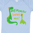 thumbnail image 4 of Inktastic My Memaw Loves Me Grandson Dinosaur Boys Baby Bodysuit, 4 of 5