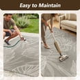 thumbnail image 6 of SIXHOME Outdoor Rugs 5'x7' Patio Rug Tropical Indoor Outdoor Rugs Polypropylene Washable Non Shedding, Easy Clean, Waterproof, Durable Outdoor Carpet for Porch Balcony Deck Neutral Gray, 6 of 9