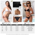 thumbnail image 4 of RELLECIGA Women's Triangle Bikinis Swimsuit Women String Halter Two Piece Bathing Suits for Women, 4 of 7