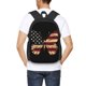 thumbnail image 4 of Disketp Patriotic USA Butterfly Art Mochila Minimalista de Gran Capacidad, Mochila de Viaje para Escuela, Trabajo o Uso Diario, 4 of 6