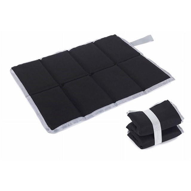 Cojín para exteriores de tela Oxford engrosada al 20%, almohadilla plegable portátil a prueba de humedad, cojín pequeño plegable para picnic en parque para una sola persona