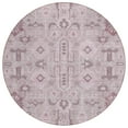 thumbnail image 2 of Addison Rugs Chantille Indoor/Outdoor Traditional Oriental Pink Washable Round Rug, 8' x 8', 2 of 6