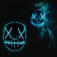 thumbnail image 3 of BRILLAR Máscara LED azul neón - Nightmare Cosplay Halloween Horror - Calidad Premium, 3 of 5