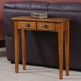 thumbnail image 3 of Leick Meubles Console en Bois à 2 Tiroirs en Finition Chêne Candleglow, 3 of 9