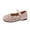 Red, variant on XYIJANI Girls Dress Shoes Cute Bow Mary Jane Shoes Ballerina with Satin Ankle Tie for Wedding Birthday Party (Beige,29)