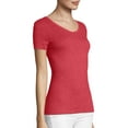 thumbnail image 2 of Hanes Women's FreshIQ X-Temp Tri-Blend Performance V-Neck Tee, 2 of 5
