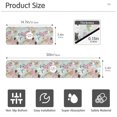 thumbnail image 3 of Yayeee Faucet Mat for Kitchen Sink 14.7" Diatomite Long Splash Guard Pad, Colorful Flowers Blossoms, 3 of 7