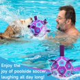 thumbnail image 3 of Pelota de fútbol QDAN de juguete para perros, duradera, para perros medianos y pequeños, 20 cm, 3 of 6