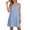 A Light Blue, variant on QSXADF Women's Summer Tank Sundress Mini Dress Fashion Casual Striped Graphic V-Neck Sleeveless Casual Regular Length Women's Dresses Vacation Dress