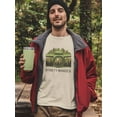 thumbnail image 2 of Born To Wander In The Wild T-Shirt Men -Smartprints Designs, Male Medium, 2 of 4