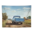 thumbnail image 5 of ONETECH  Antique Car Tapestry Old Truck Car Decor Tapestry Wall Hanging For Bedroom Living Room Dorm Home Decor Blue, 5 of 7
