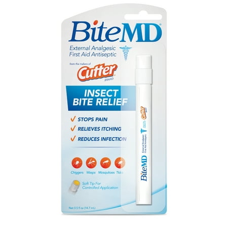 Cutter Bite MD Insect Bite Relief Stick, 0.5-Fluid (Best Antibiotic For Insect Bite)