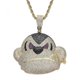 thumbnail image 5 of Colgante de Estilo callejero hip hop collar vertical para hombre con dedo medio Yashi AL4016-Gold, 5 of 5