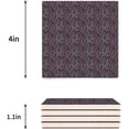 thumbnail image 3 of FMSHPON Leopard Print Set of 6 Coaster for Drinks, Absorbent Ceramic Stone Coasters Cup Mat with Cork Base for Home Kitchen Room Coffee Table Bar Decor, 3 of 4