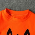 thumbnail image 6 of Generic Boys Girls Fall Winter Halloween Pumpkin Jumpsuit Pajamas Crawling Suit Pumpkin Jumpsuit Pajamas Crawling Suit Orange Kids T Shirt（3-6 Months Orange）, 6 of 8