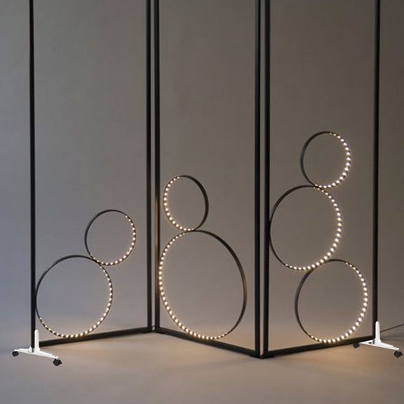 Raindrops 1 Divider Screen Holder Feet with Modern Elegant Design for Office and Home Room Dividers