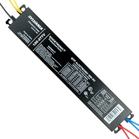 Sylvania Instant Start Fluorescent Ballast - Operates Four ... sylvania t8 led wiring diagram 